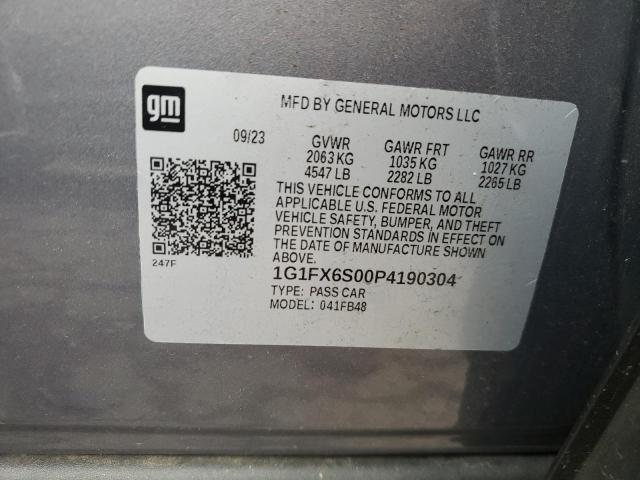 2023 CHEVROLET BOLT EV 2L 1G1FX6S00P4190304