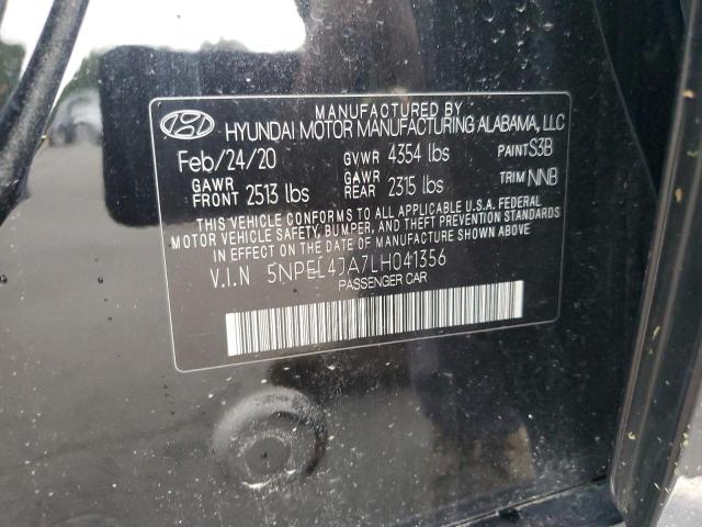 2020 HYUNDAI SONATA SEL 5NPEL4JA7LH041356