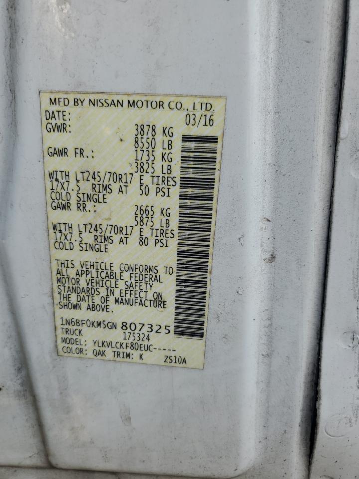 NISSAN NV1500 1500 S