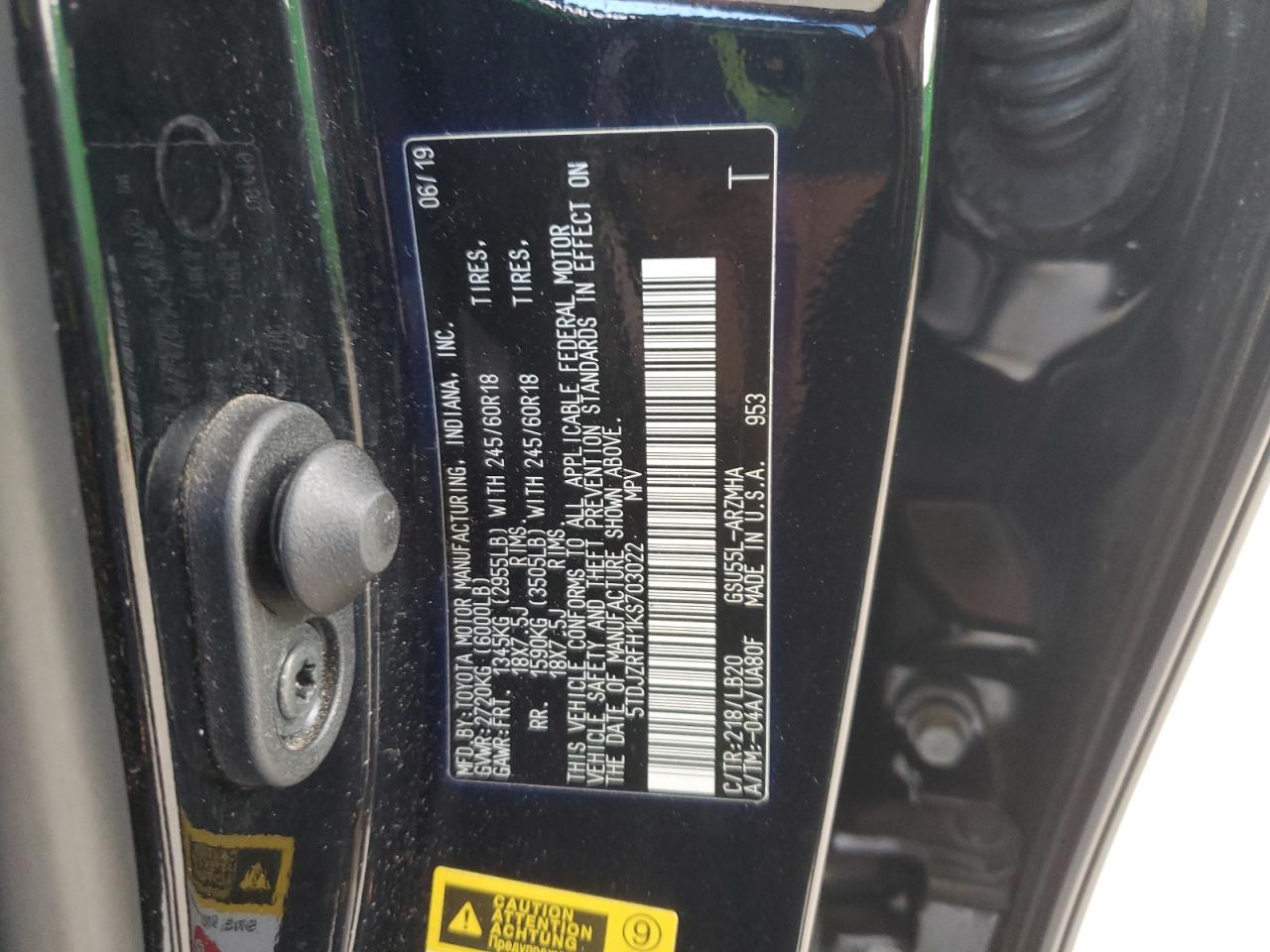 TOYOTA HIGHLANDER SE