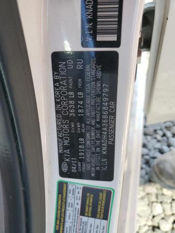 2011 KIA RIO BASE - KNADH4A36B6849797