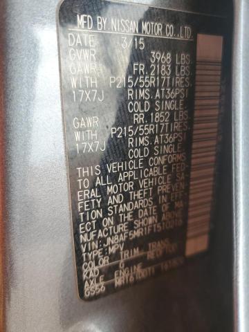 2015 NISSAN JUKE S - JN8AF5MR1FT510216