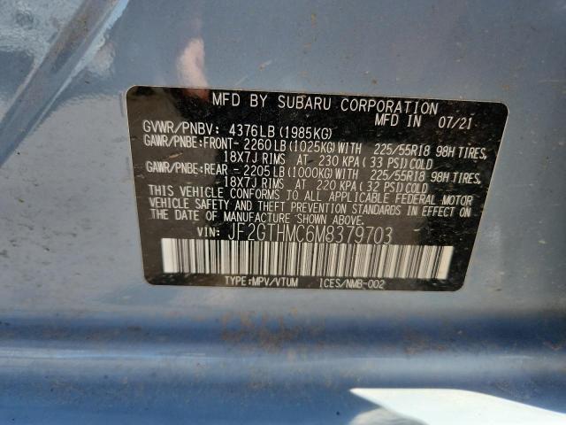 2021 SUBARU CROSSTREK JF2GTHMC6M8379703