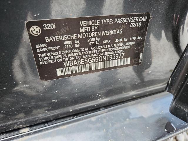 2016 BMW 320 XI WBA8E5G59GNT93977