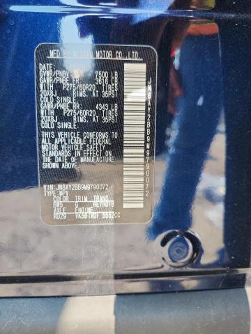 2021 NISSAN ARMADA SL JN8AY2BB9M9790072