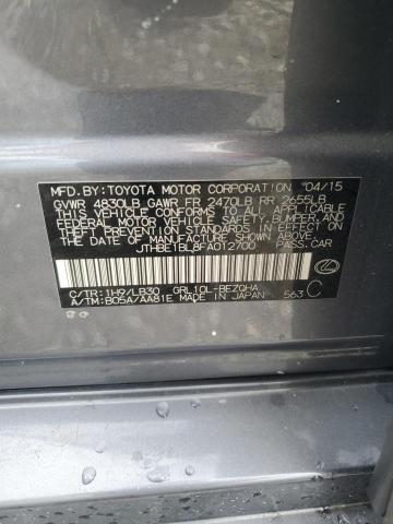 2015 LEXUS GS 350 - JTHBE1BL8FA012700