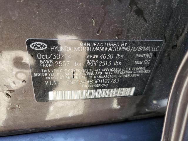 2015 HYUNDAI SONATA SPO 5NPE34AB3FH121783