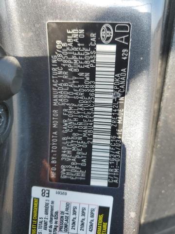 2010 TOYOTA COROLLA BA - 2T1BU4EE5AC256683