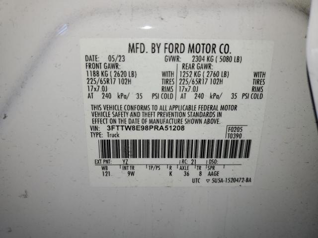 2023 FORD MAVERICK XL 3FTTW8E98PRA51208