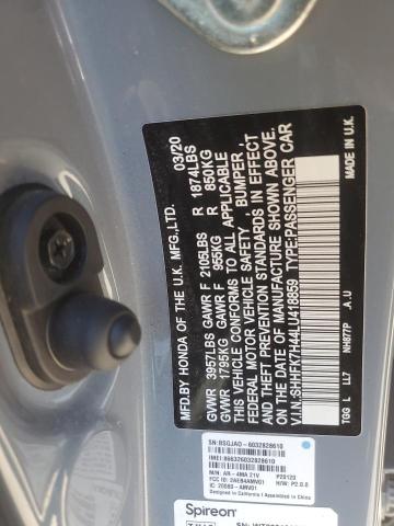 2020 HONDA CIVIC SPOR #3279886271