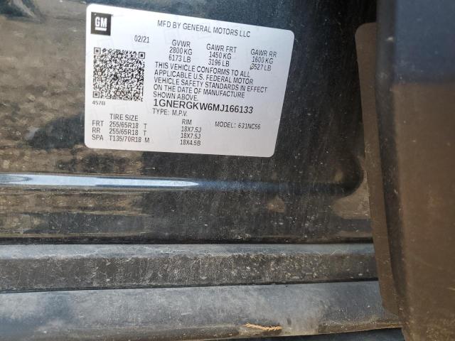 2021 CHEVROLET TRAVERSE L - 1GNERGKW6MJ166133