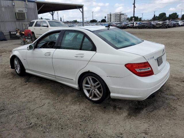 MERCEDES-BENZ C 250 2012 white  gas WDDGF4HB9CA600899 photo #3