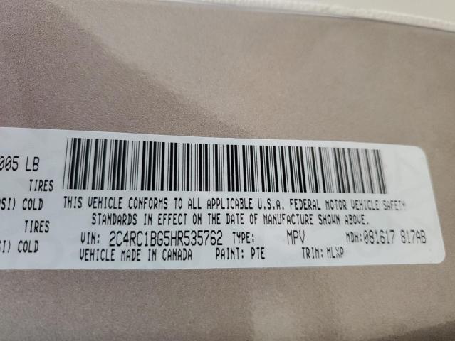 2017 CHRYSLER PACIFICA TOURING L #3283966797