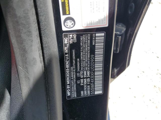 2015 MERCEDES-BENZ C 300 4MATIC 55SWF4KBXFU020909