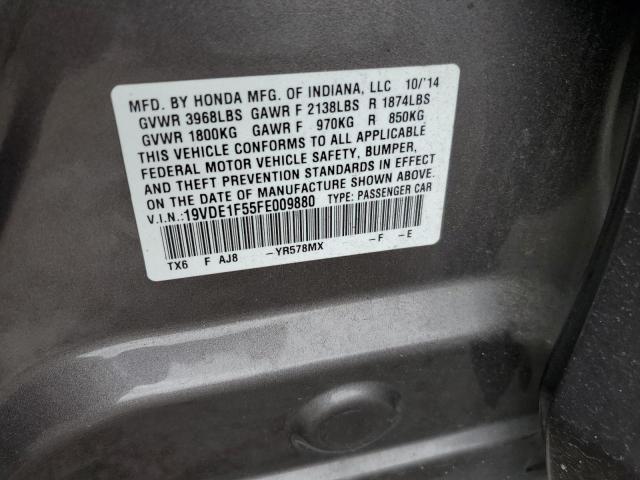 2015 ACURA ILX 20 PRE 19VDE1F55FE009880
