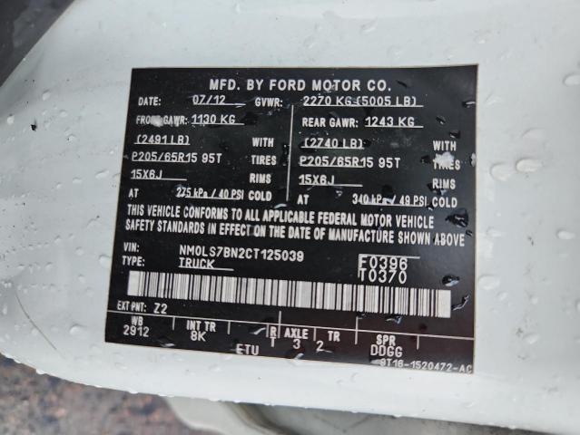 2012 FORD TRANSIT CO - NM0LS7BN2CT125039