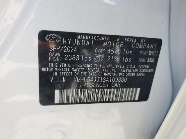2025 HYUNDAI SONATA HYBRID KMHL54JJ1SA109380