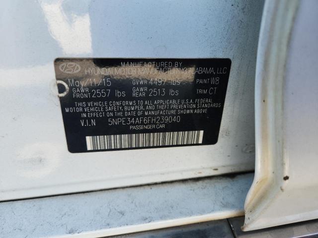 2015 HYUNDAI SONATA SPO - 5NPE34AF6FH239040