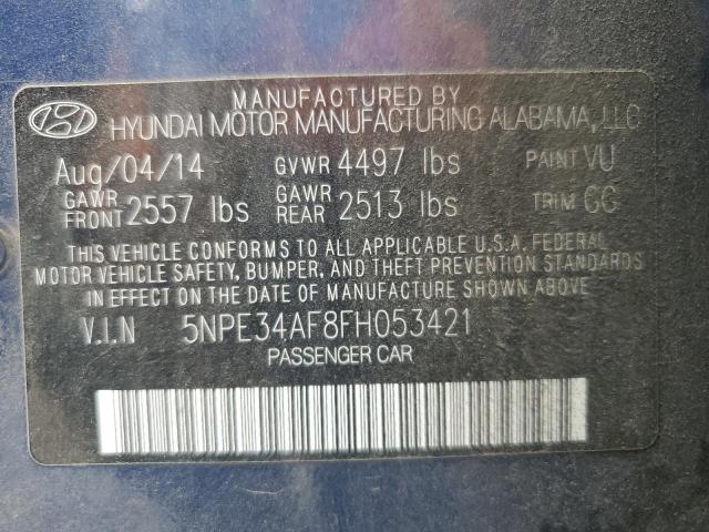 2015 HYUNDAI SONATA SPORT 5NPE34AF8FH053421