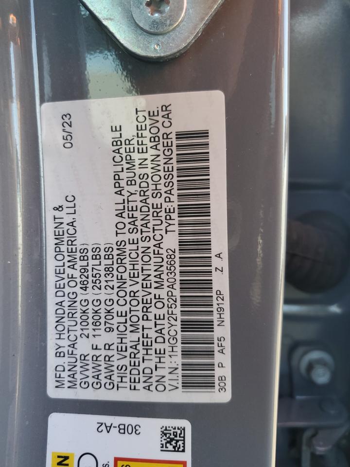 HONDA ACCORD HYBRID SPORT