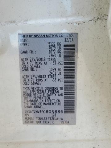 2015 NISSAN ROGUE S - 5N1AT2MV4FC805886