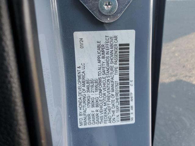 2024 HONDA CIVIC SPORT 19XFL2H81RE017627