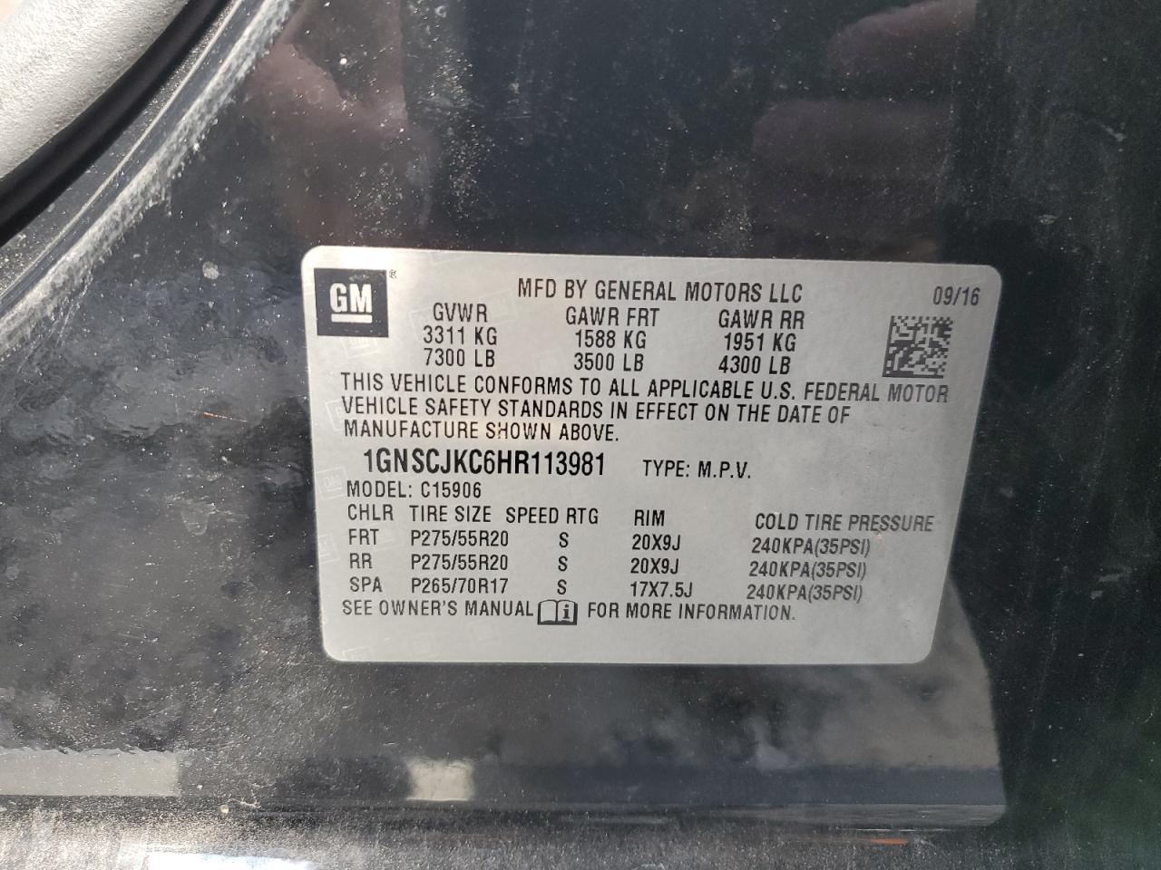 CHEVROLET SUBURBAN C1500 PREMIER