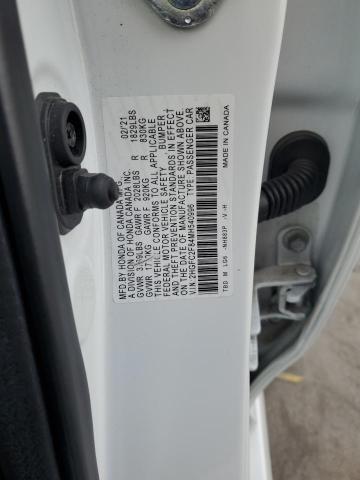 2021 HONDA CIVIC SPOR - 2HGFC2F84MH540996