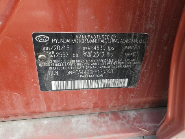 2015 HYUNDAI SONATA SPORT 5NPE34AB9FH170308