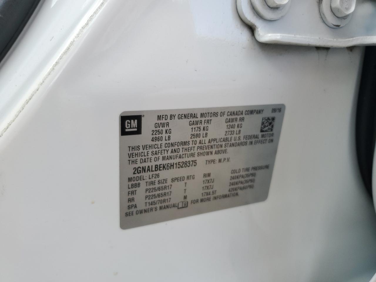 CHEVROLET EQUINOX LS