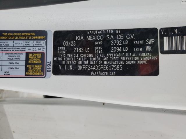 2023 KIA FORTE LX - 3KPF24AD5PE617585