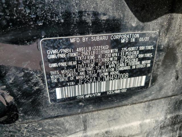2021 SUBARU FORESTER P JF2SKAJC7MH497008