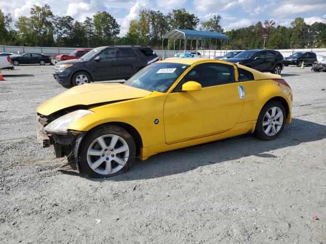 NISSAN 350Z COUPE 2005 yellow coupe gas JN1AZ34D85M608943 photo #1
