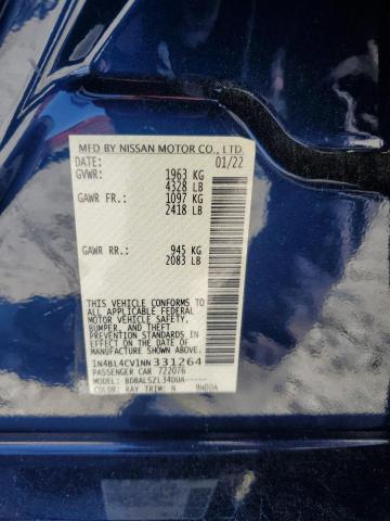 2022 NISSAN ALTIMA SR 1N4BL4CV1NN331264