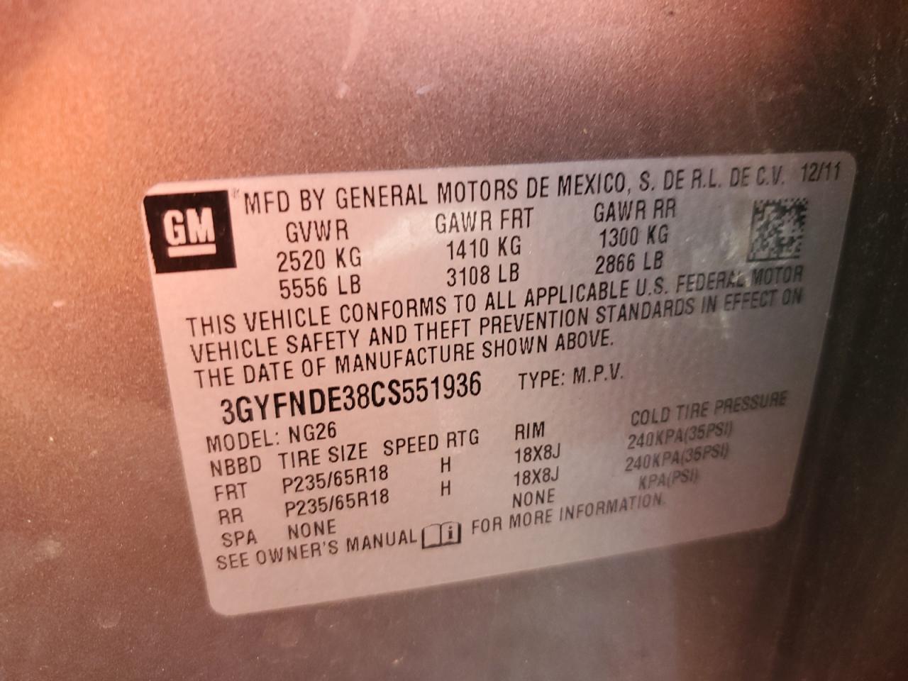 CADILLAC SRX LUXURY COLLECTION