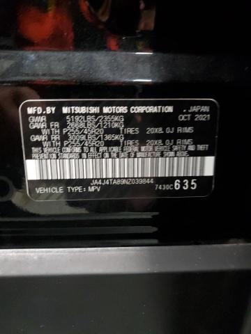 2022 MITSUBISHI OUTLANDER JA4J4TA89NZ039844