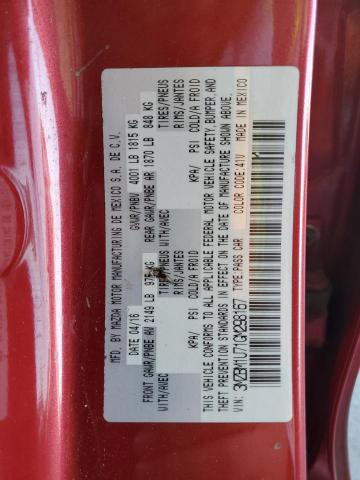 2016 MAZDA 3 SPORT - 3MZBM1U71GM298167