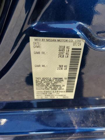 2020 NISSAN ALTIMA SR 1N4BL4CW3LC128989