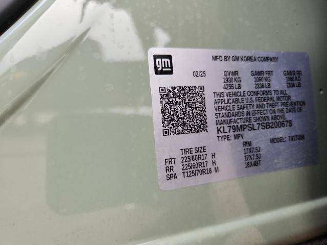 2025 CHEVROLET TRAILBLAZE #3284628351