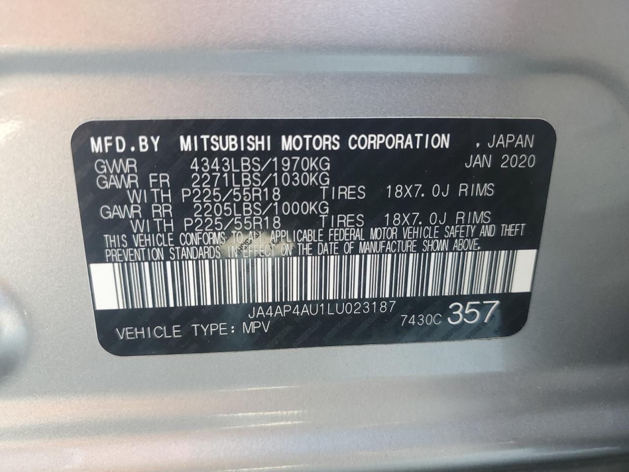 MITSUBISHI OUTLANDER SE