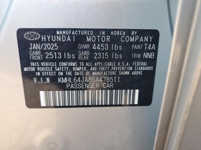 2025 HYUNDAI SONATA SEL KMHL64JA8SA478511