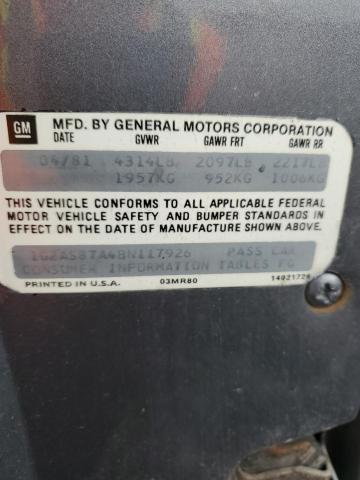 1981 PONTIAC FIREBIRD #3261287905