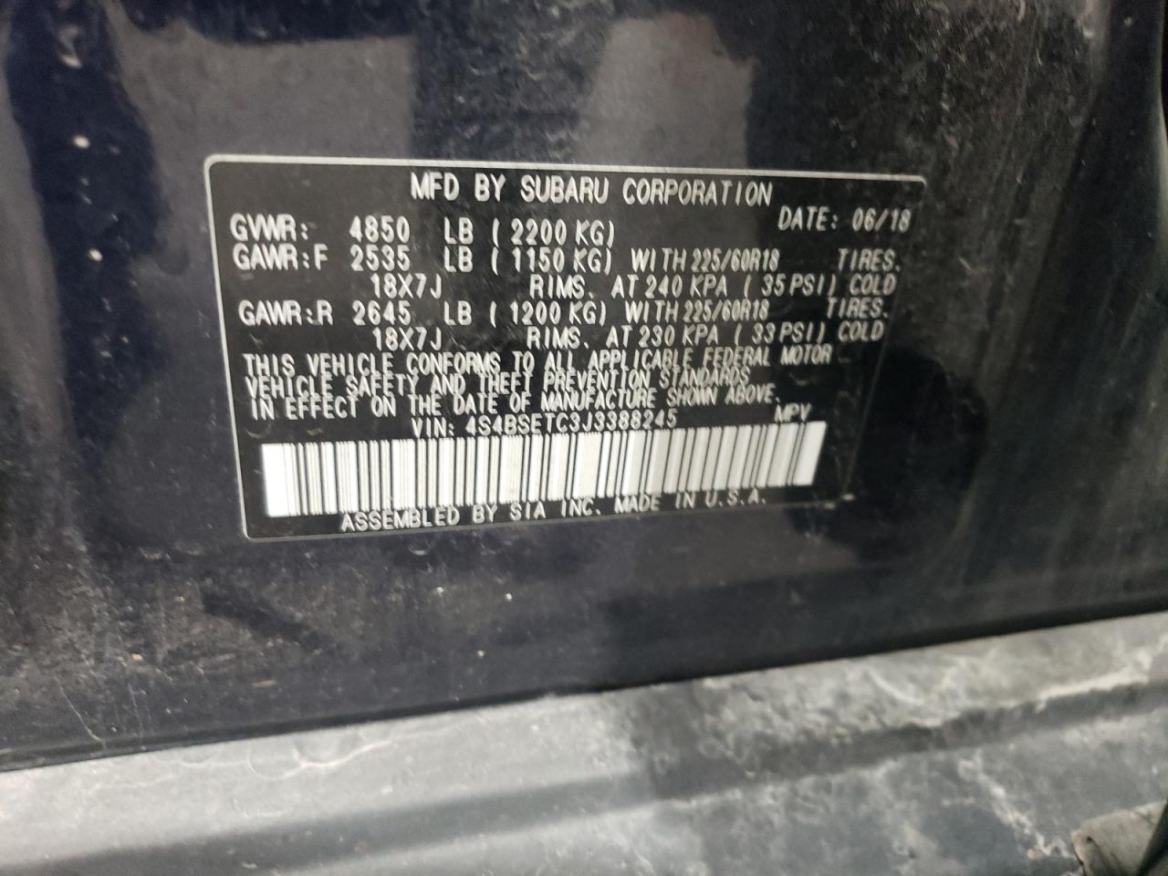 SUBARU OUTBACK TOURING