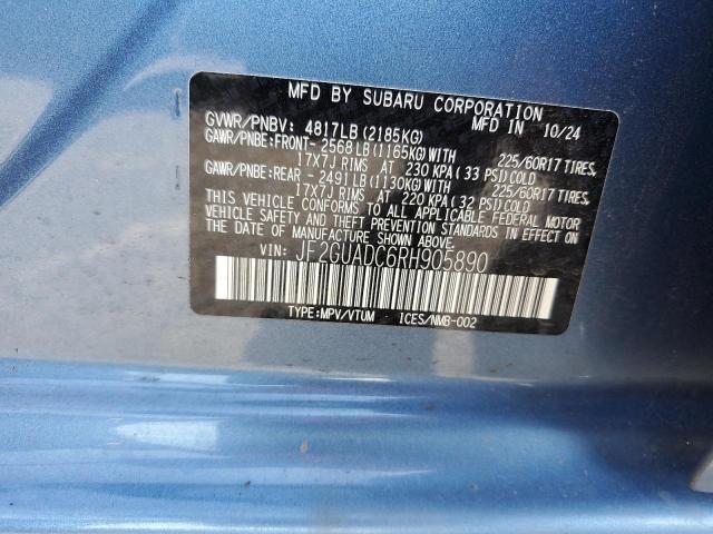 2024 SUBARU CROSSTREK JF2GUADC6RH905890