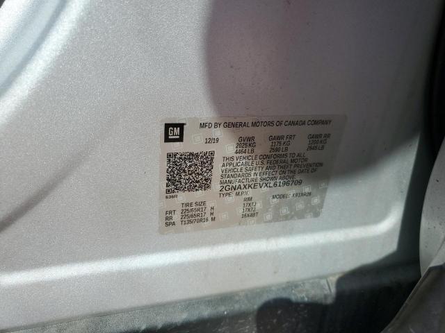 2020 CHEVROLET EQUINOX LT - 2GNAXKEVXL6196709