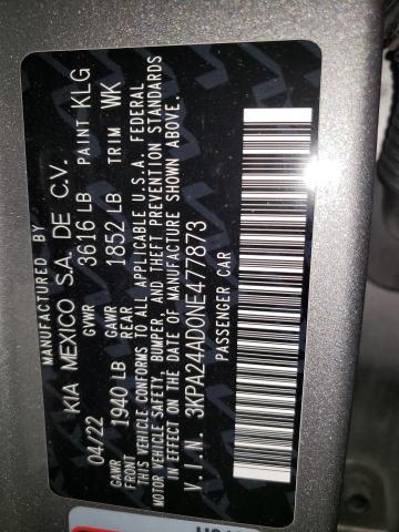 2022 KIA RIO LX #3275963791