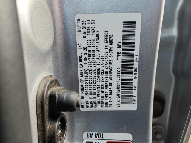 2015 HONDA CR-V LX 5J6RM4H31FL033513