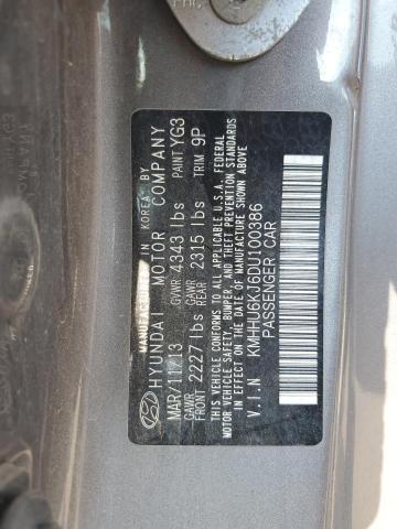 2013 HYUNDAI GENESIS COUPE 3.8L - KMHHU6KJ6DU100386