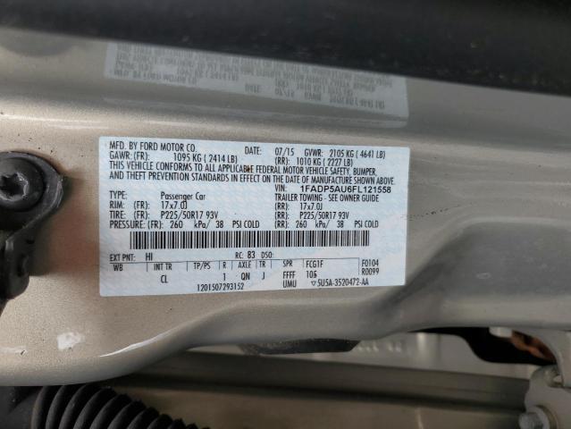 2015 FORD C-MAX SE 1FADP5AU6FL121558