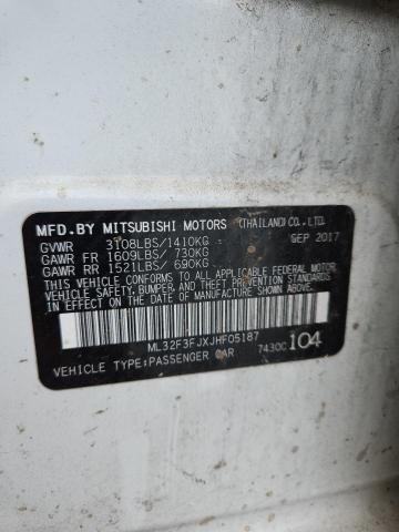 2018 MITSUBISHI MIRAGE G4 ML32F3FJXJHF05187